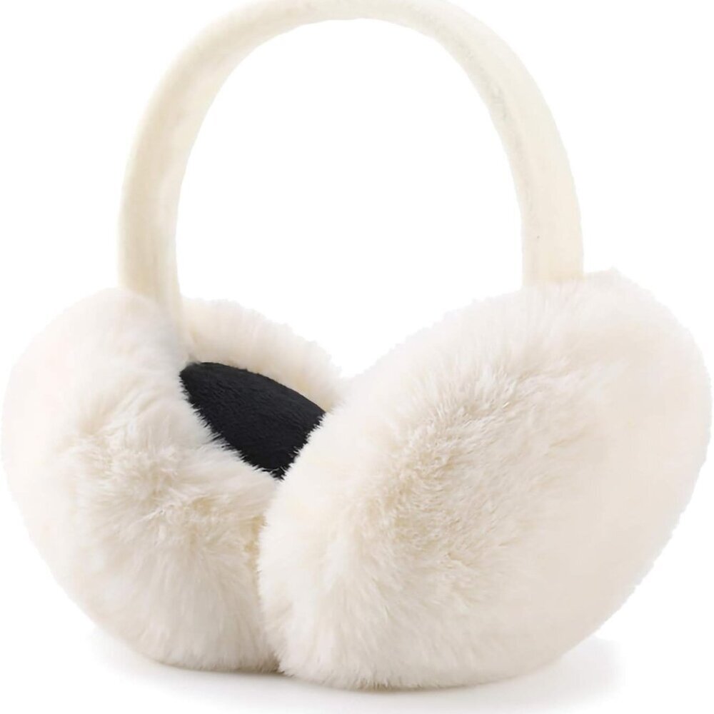 Winter Ear muffs Faux Fur Warm Earmuffs Cute Foldable Outdoor Ear Warmers For Wo